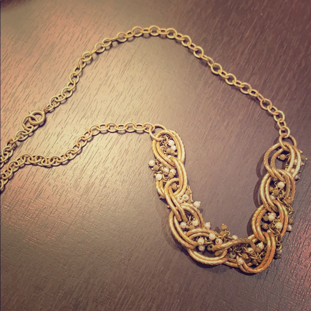 Gold chain necklace